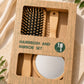 Bamboo Brush & Mirror Set