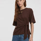 Espresso Tie Top